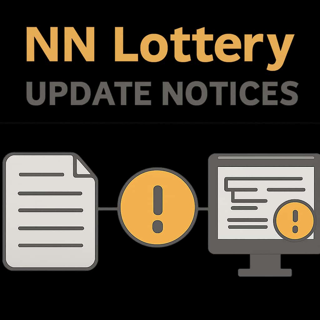 Illustration explaining NN Lottery Update Notices.