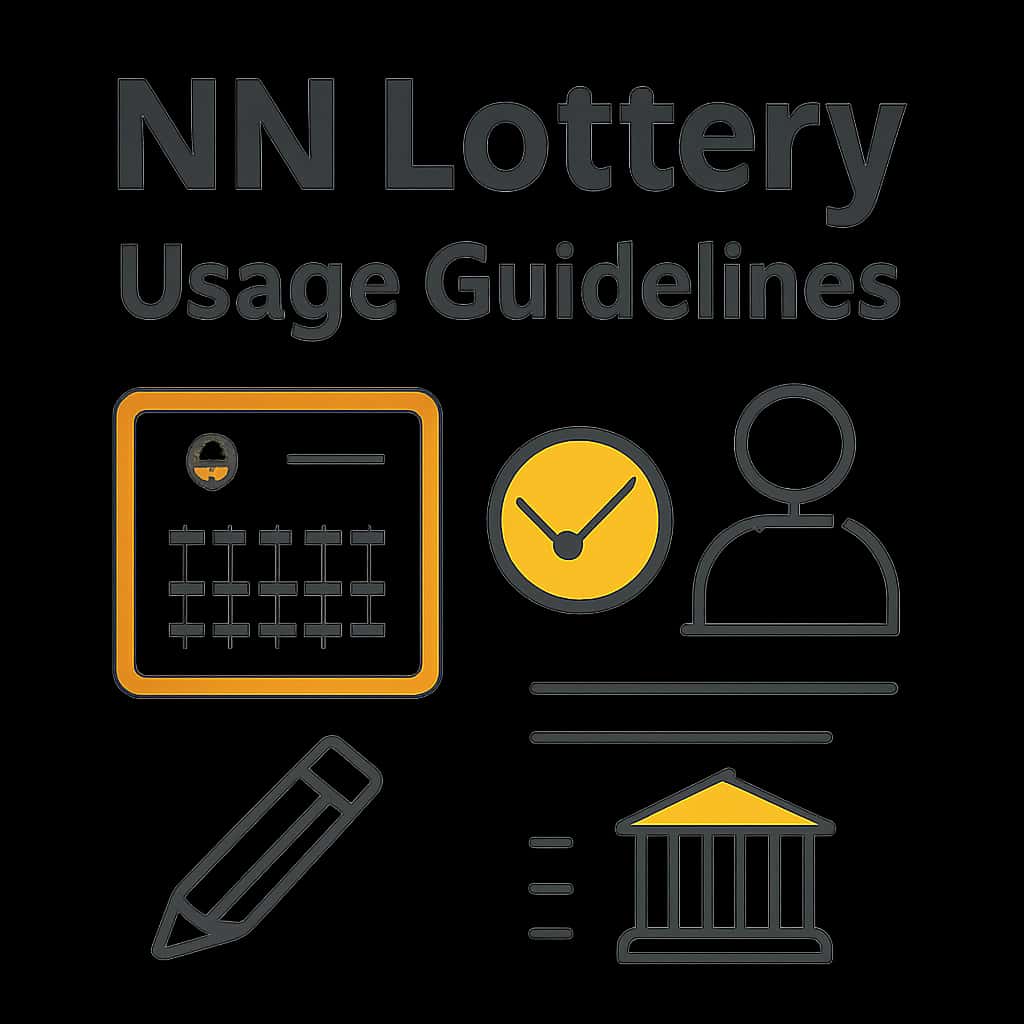 An educational diagram illustrating NN Lottery Usage Guidelines.