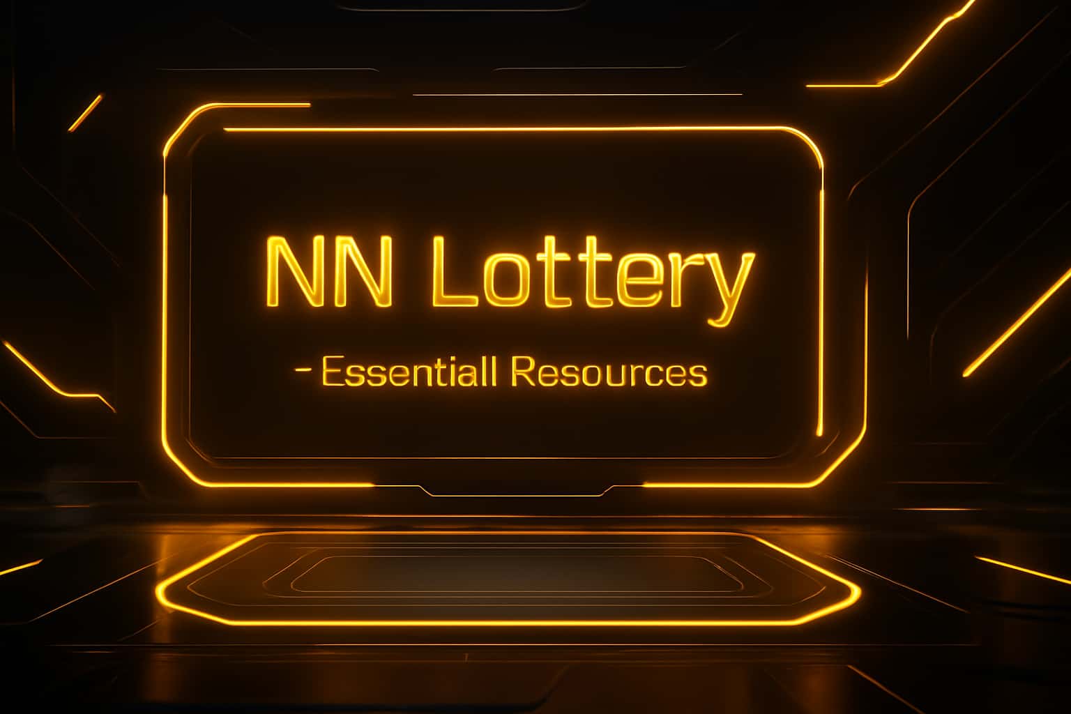 Futuristic lottery portal background