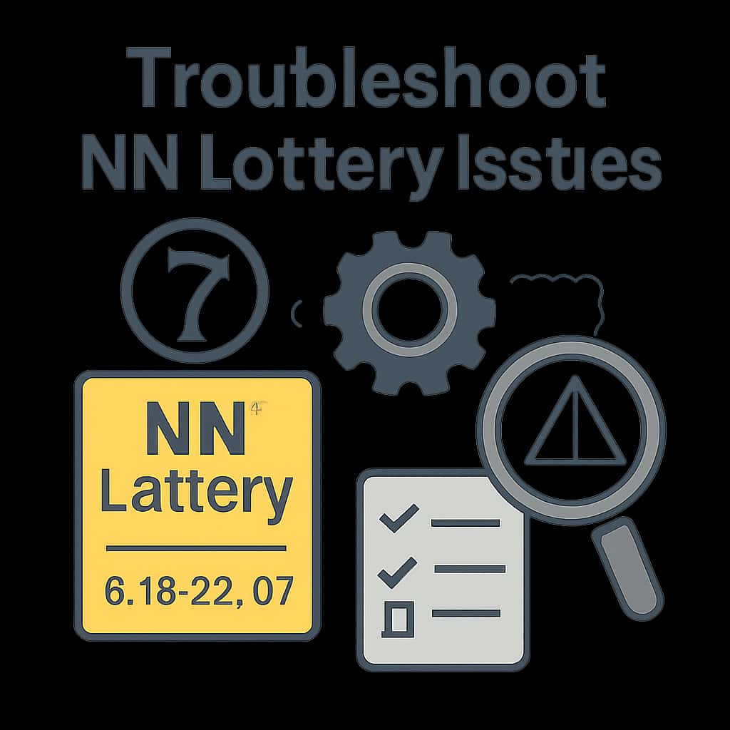 An educational diagram on troubleshooting NN Lottery issues.