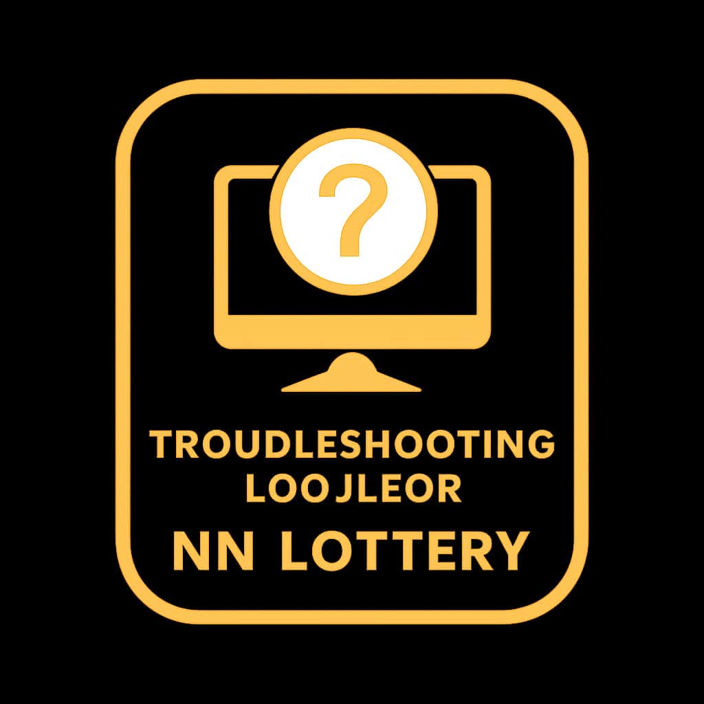 An icon representing troubleshooting steps for NN Lottery.