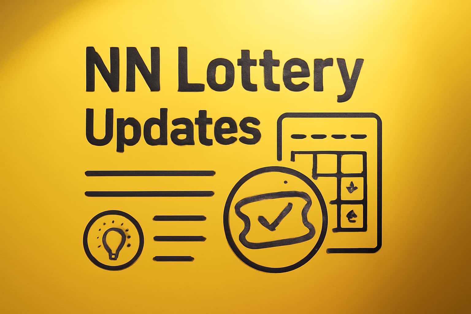 Informational image about NN Lottery updates.